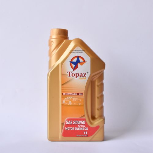Topaz Gold SAE 20W50 API SL Motor Engine Oil 1L